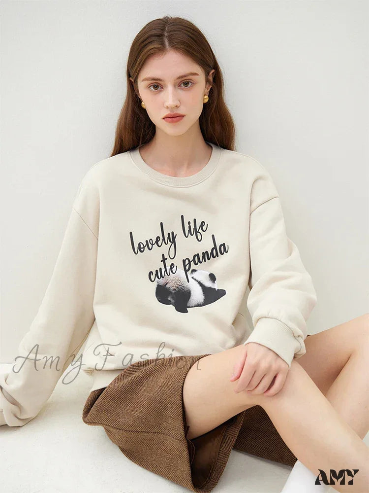 Casual Loose Comfortable Trendy Soft Stylish Cozy Hoodies Almond Grey / S