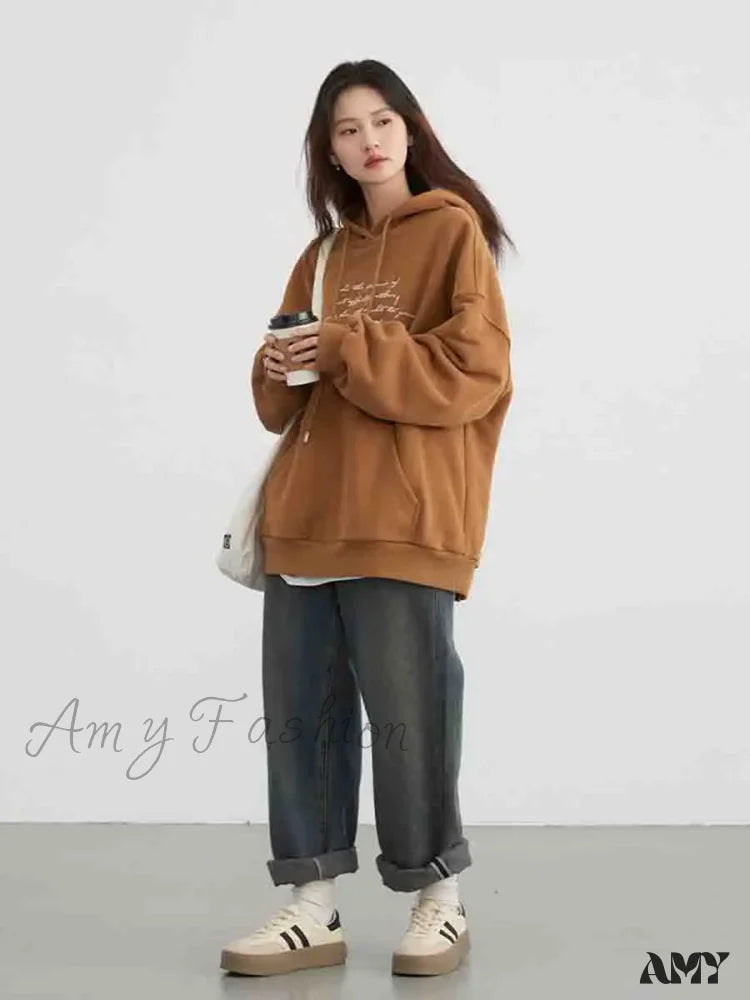 Casual Loose Trendy Comfortable Chic Warm Soft Elegant Cozy Hoodies