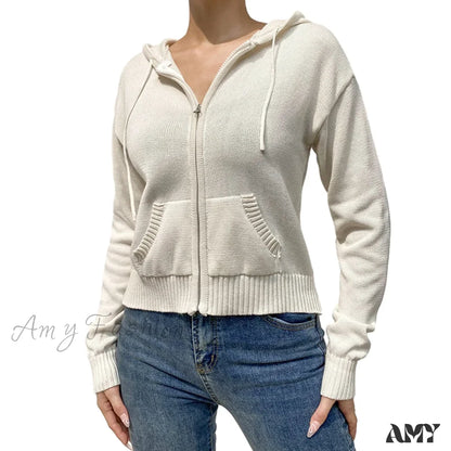 Casual Solid Color Comfortable Cozy Trendy Elegant Classic Hoodies White / S