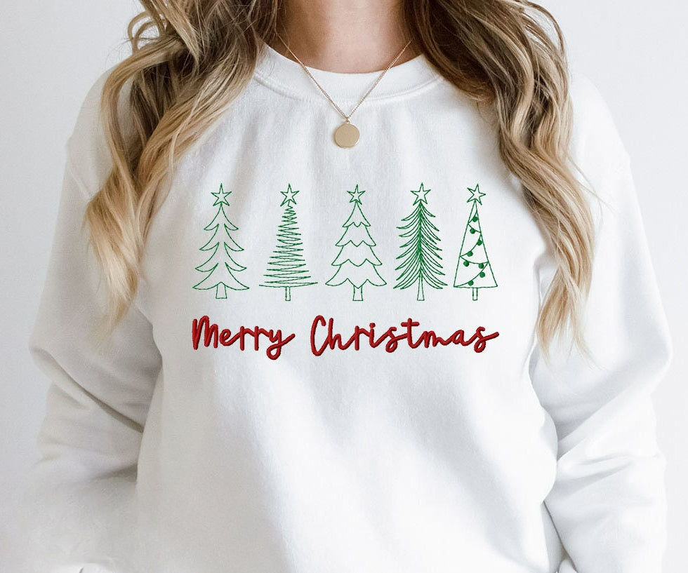 Literary Pencil Drawing Christmas Girl Hoodie