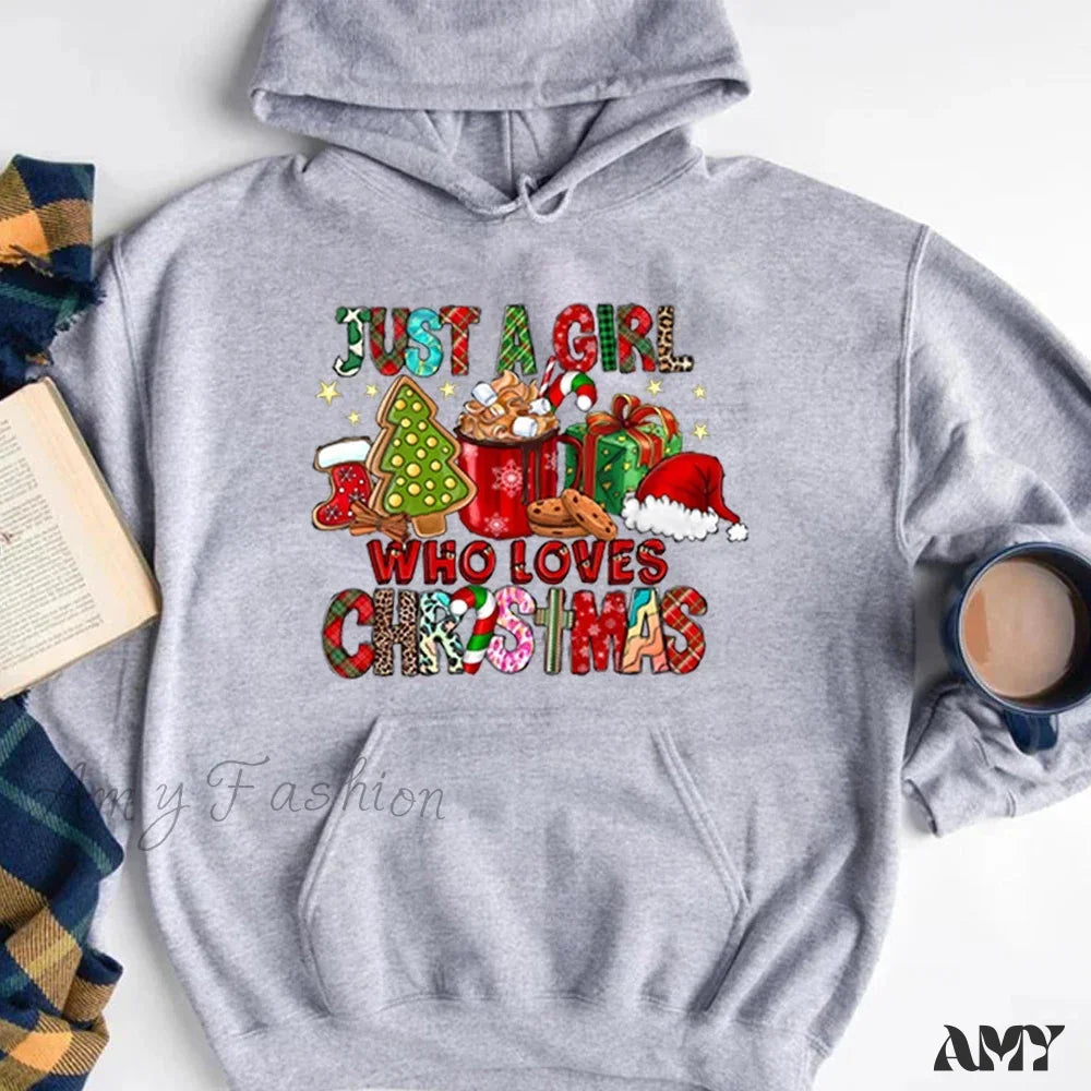 Christmas Holiday Lover Gift Hoodie Gray / S