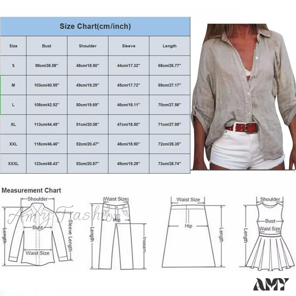 Cotton Linen Solid Color Short Sleeve Cardigan Blouse