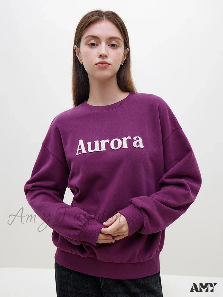 Cozy Autumn Winter Trendy Comfortable Stylish Soft New Hoodies Purple / S