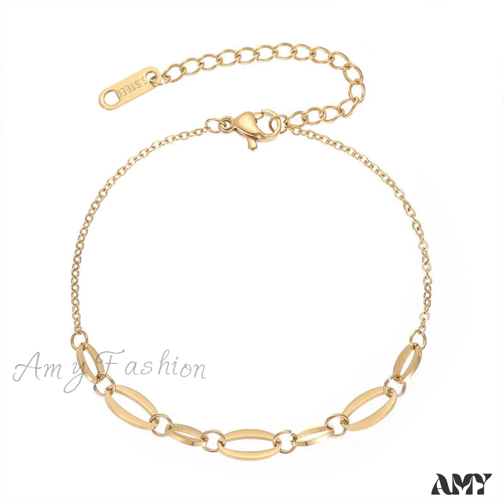 Custom Unique Design Simple Chain Bracelet