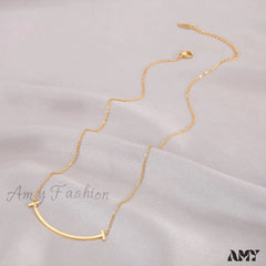 Designable Unique Smile Line Necklaces