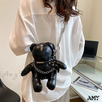 Designer Chain Doll Fashion Cartoon Phone Charming Bag Bear Luxury