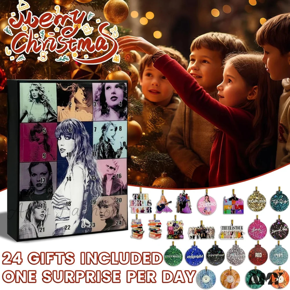 Fashion Singer Inspired Friendship Charms Advent Calendar - 24 Days Countdown Christmas/Birthday