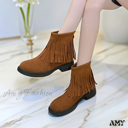 Fashionable Chunky Trendy Comfortable Classic Elegant Versatile Chic Modern Shoes Brown / 36