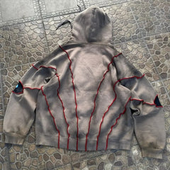 Eye Patchwork Gothic Hoodie