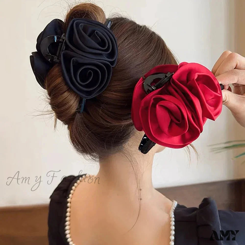 French Black Wine Red Festival Christmas Hair Accessory