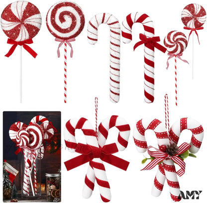 Giant Lollipop Decorations - Set Of 8