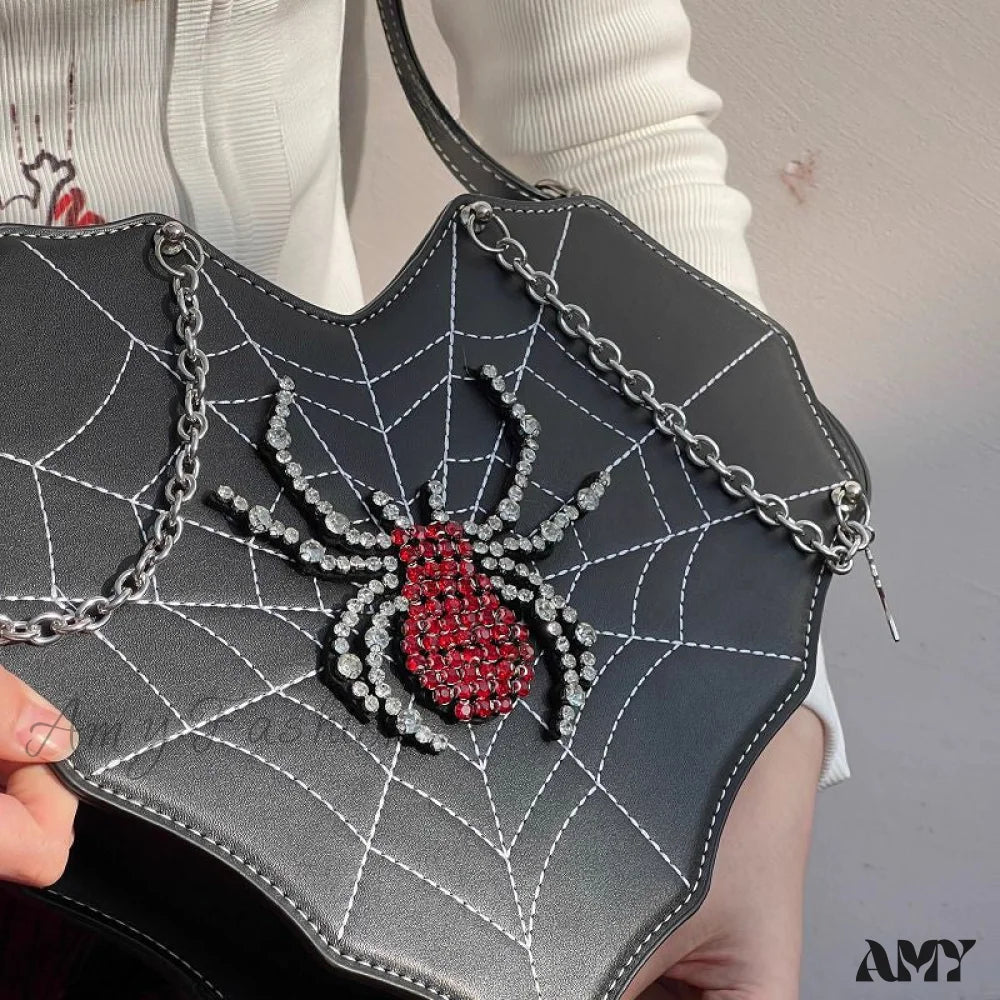 Gothic Y2K Punk Spider Harajuku Leather Bag Lolita Crossbody