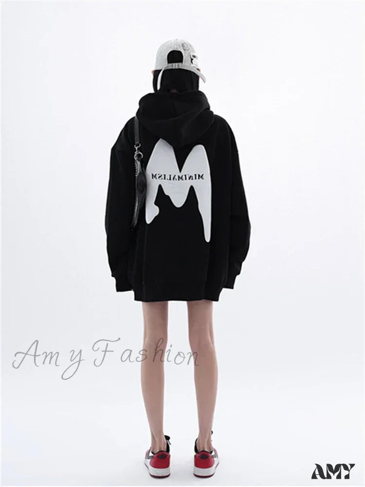 Korean Long Sleeve Hooded Niche Design Loose Casual Hoodie