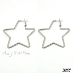 Korean Style Five-Pointed Star Delicate Hoop