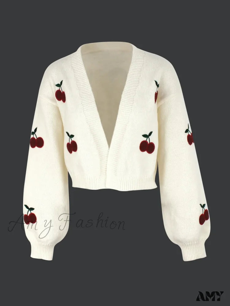 Long-Sleeved Solid Color Embroidered Fashion Spring Autumn Winter Sweater