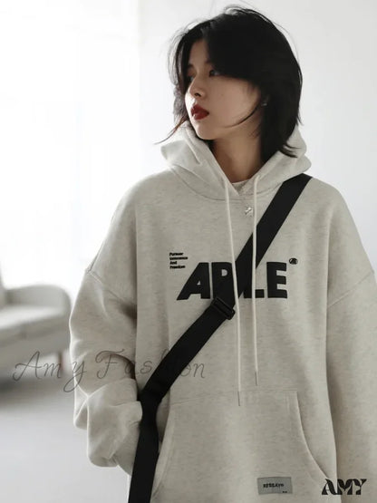 Loose Streetwear Casual Comfortable Trendy Soft Stylish Elegant Hoodies