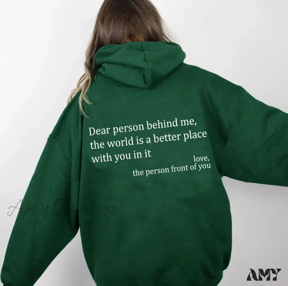 Love Solid Color Comfortable Soft Casual Stylish Cozy Hoodies Green / S