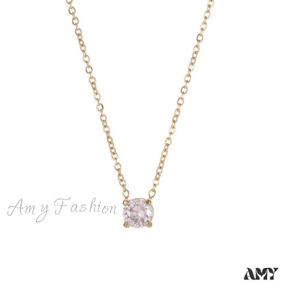 New Arrival Trendy White Diamond Necklaces