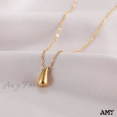 Niche Design Drop-Shaped Simple High-End Necklace