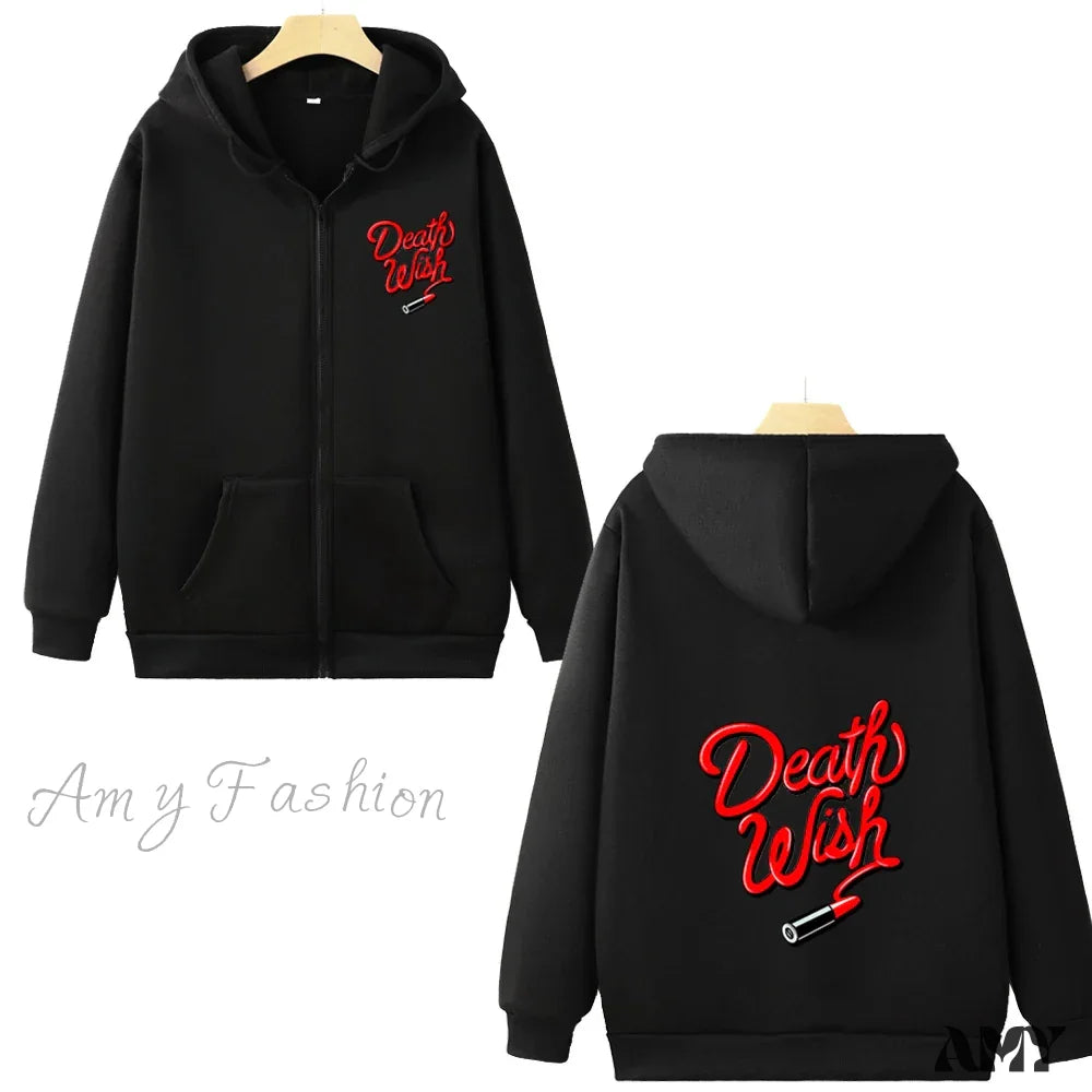 Oversized Casual Comfortable Trendy Cozy Chic Classic Elegant Hoodies Black / Xs