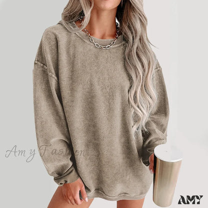 Oversized Cozy Comfortable Stylish Classic Trendy Elegant Hoodies Grey / L