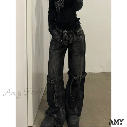 Pants Hip Hop Waist High Halloween