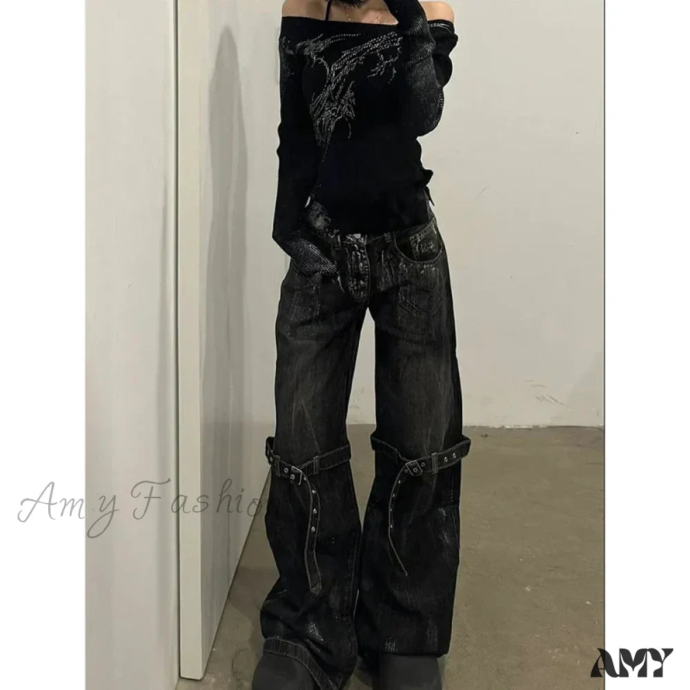 Pants Hip Hop Waist High Halloween