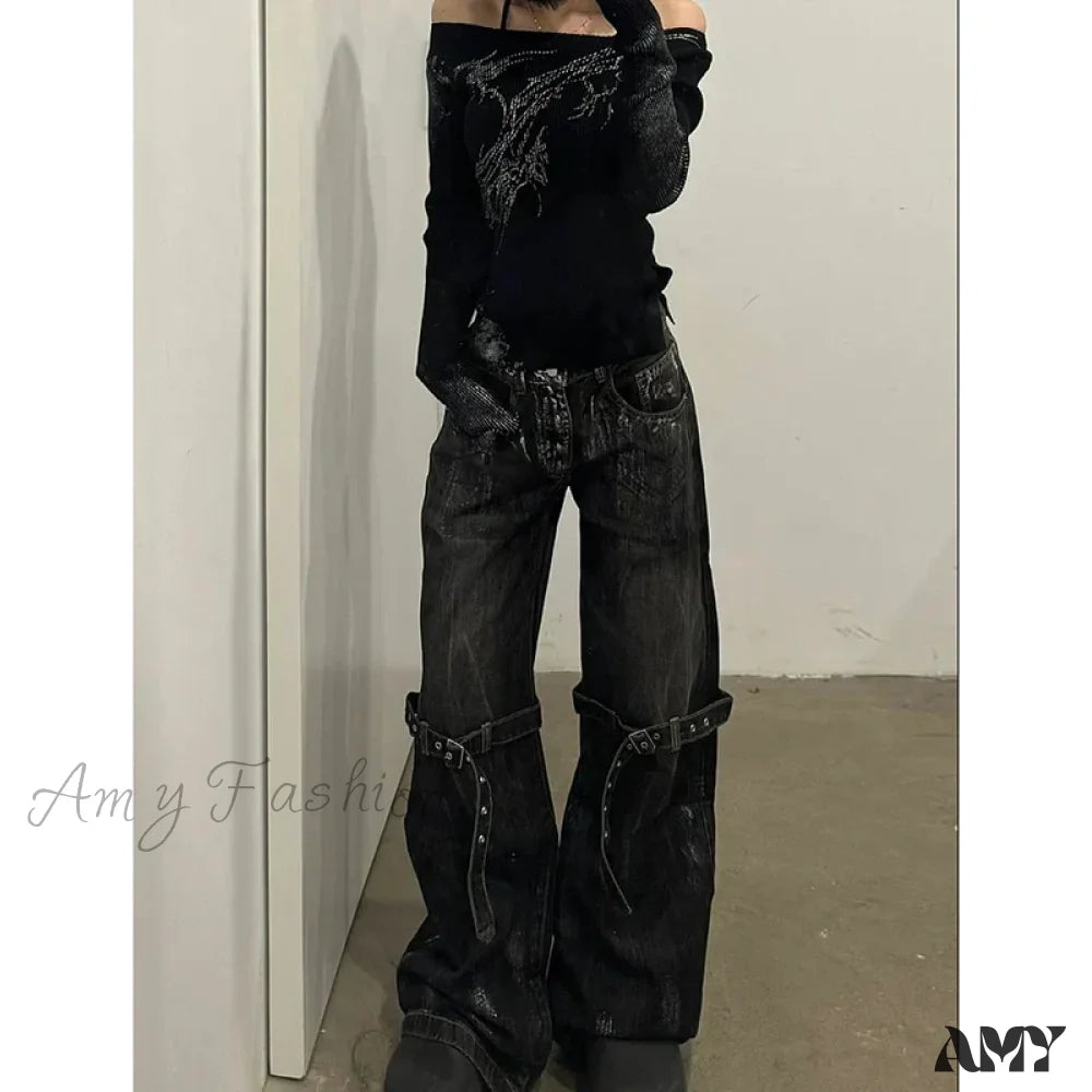 Pants Hip Hop Waist High Halloween