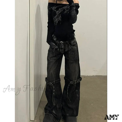 Pants Hip Hop Waist High Halloween