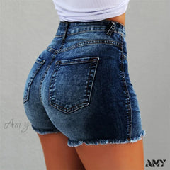 Plus Summer Sexy Fashion Casual Hot Denim Tassels Short