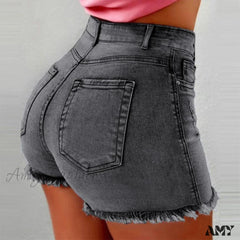 Plus Summer Sexy Fashion Casual Hot Denim Tassels Short
