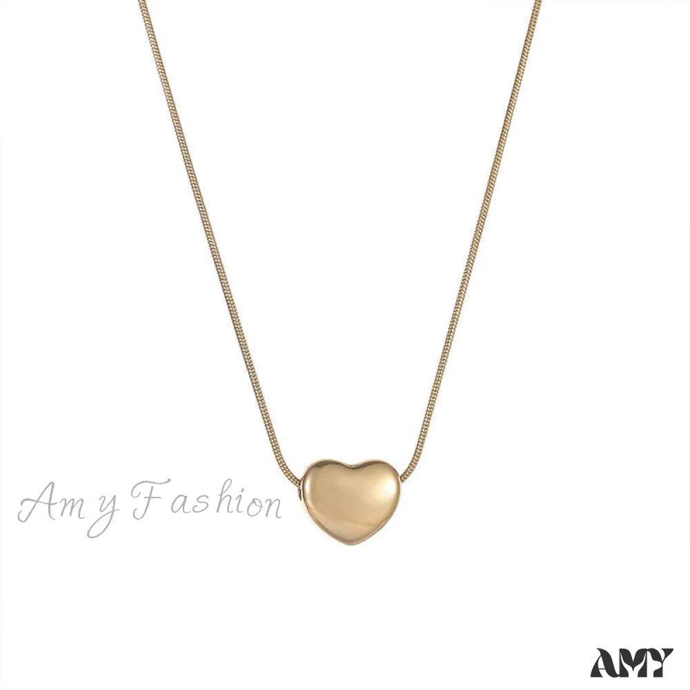 Romantic Mini Heart Pendant Necklaces