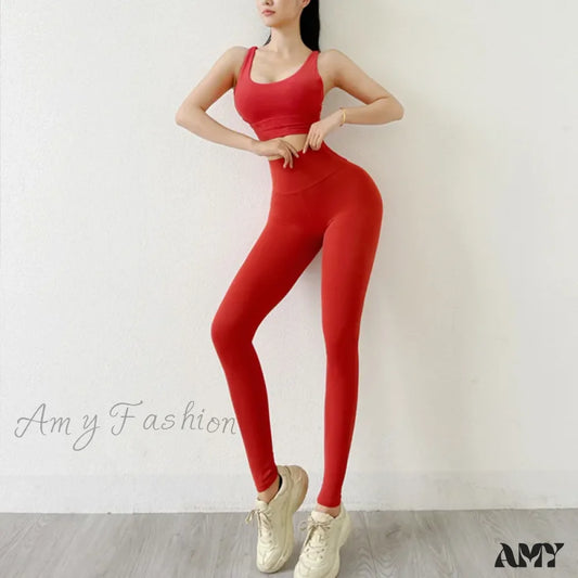 Sexy Naked Feeling High Waist Push Up Stretch Workout Running Gym With Pocket Leggings