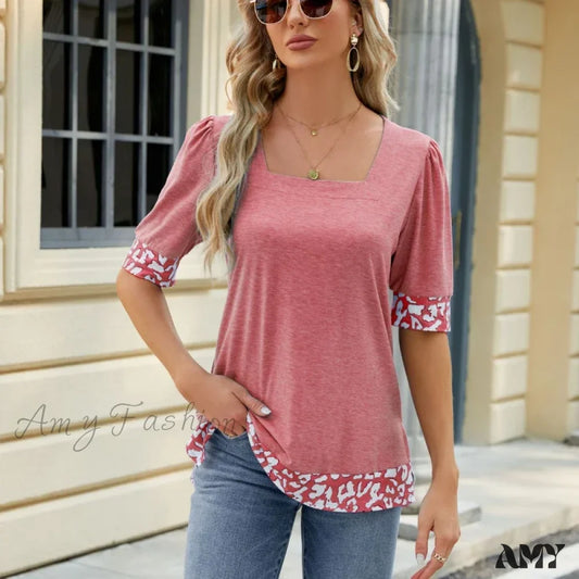 Solid Casual Oversized Elegant Youth Female Tops Blouses