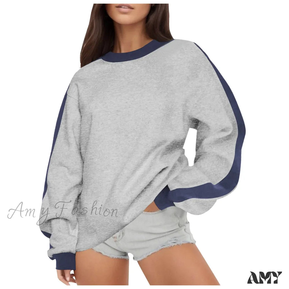 Solid Comfortable Cozy Trendy Stylish Elegant Chic Hoodies Light Gray / S