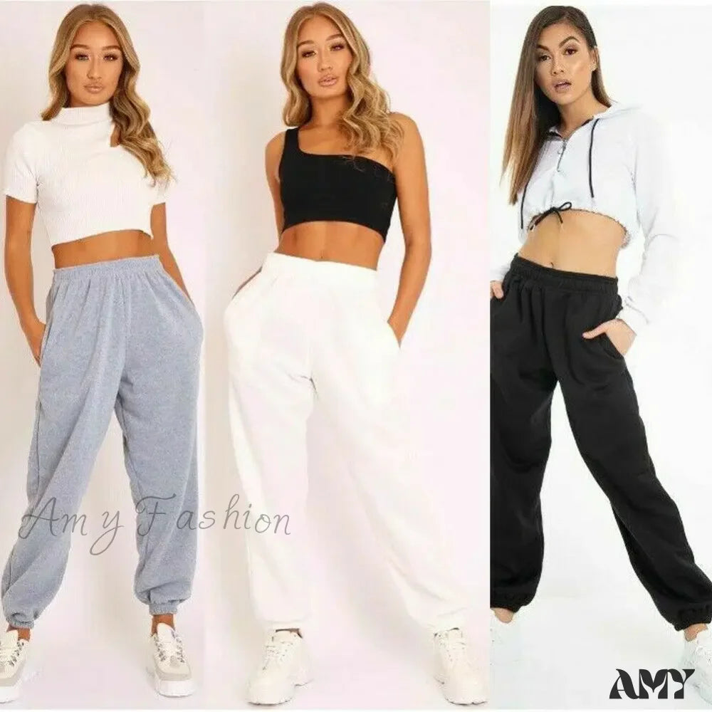 Streetwear Loose Sporty High Waist Baggy Hip Hop Pants