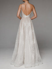 Elegant Sexy Sling Embroidered Evening Dress