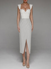 Elegant Backless Hip Dress Dress