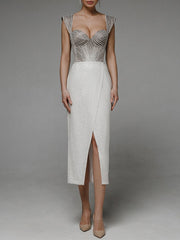 Elegant Backless Hip Dress Dress