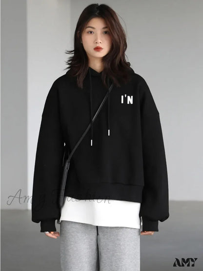 Thick Warm Loose Casual Cozy Comfortable Stylish Trendy Hoodies