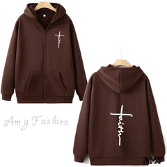 Vintage Y2K Cozy Comfortable Stylish Chic Trendy Classic Hoodies Brown / Xs