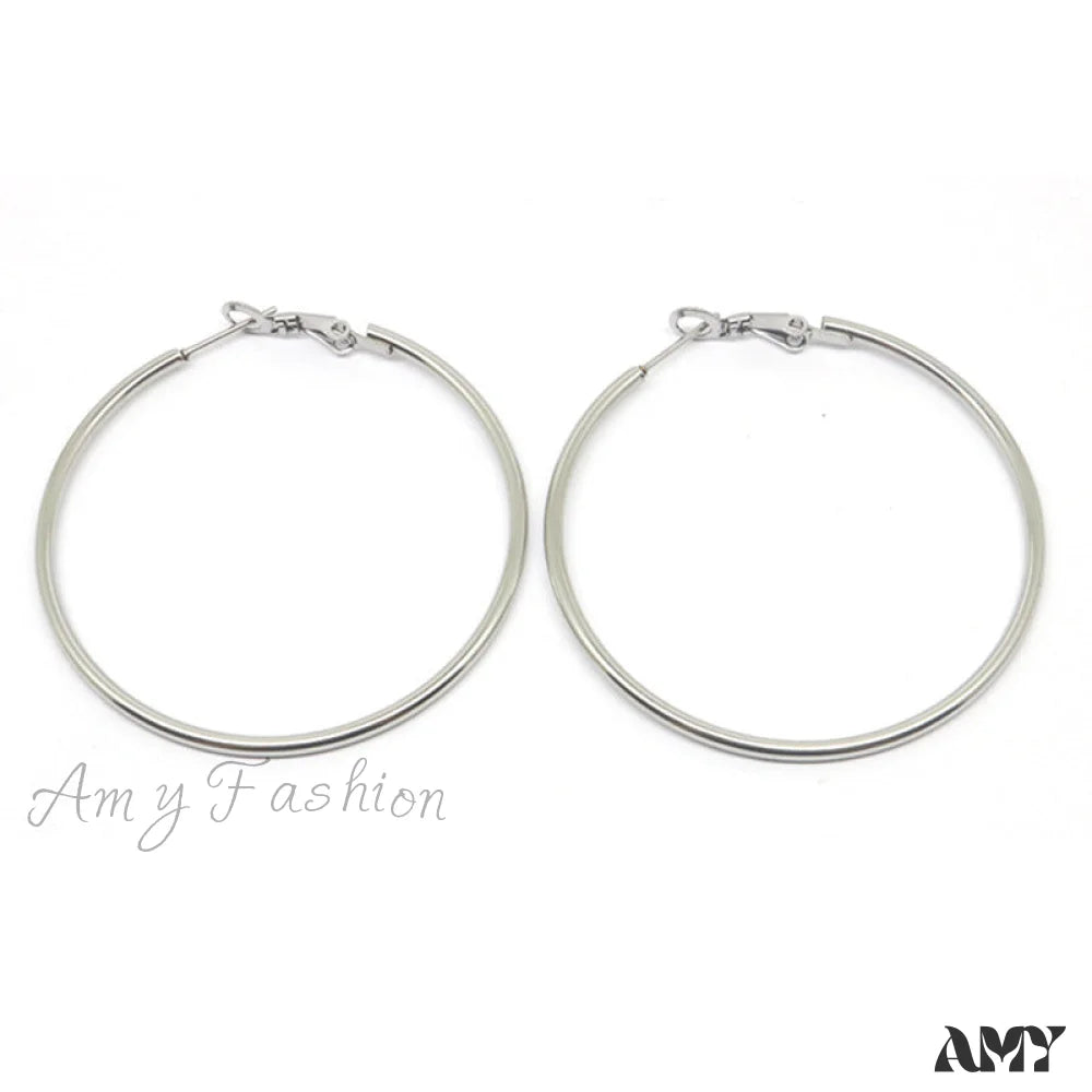 Wholesale Stainless Steel Multiple Sizes Hoop Earrings