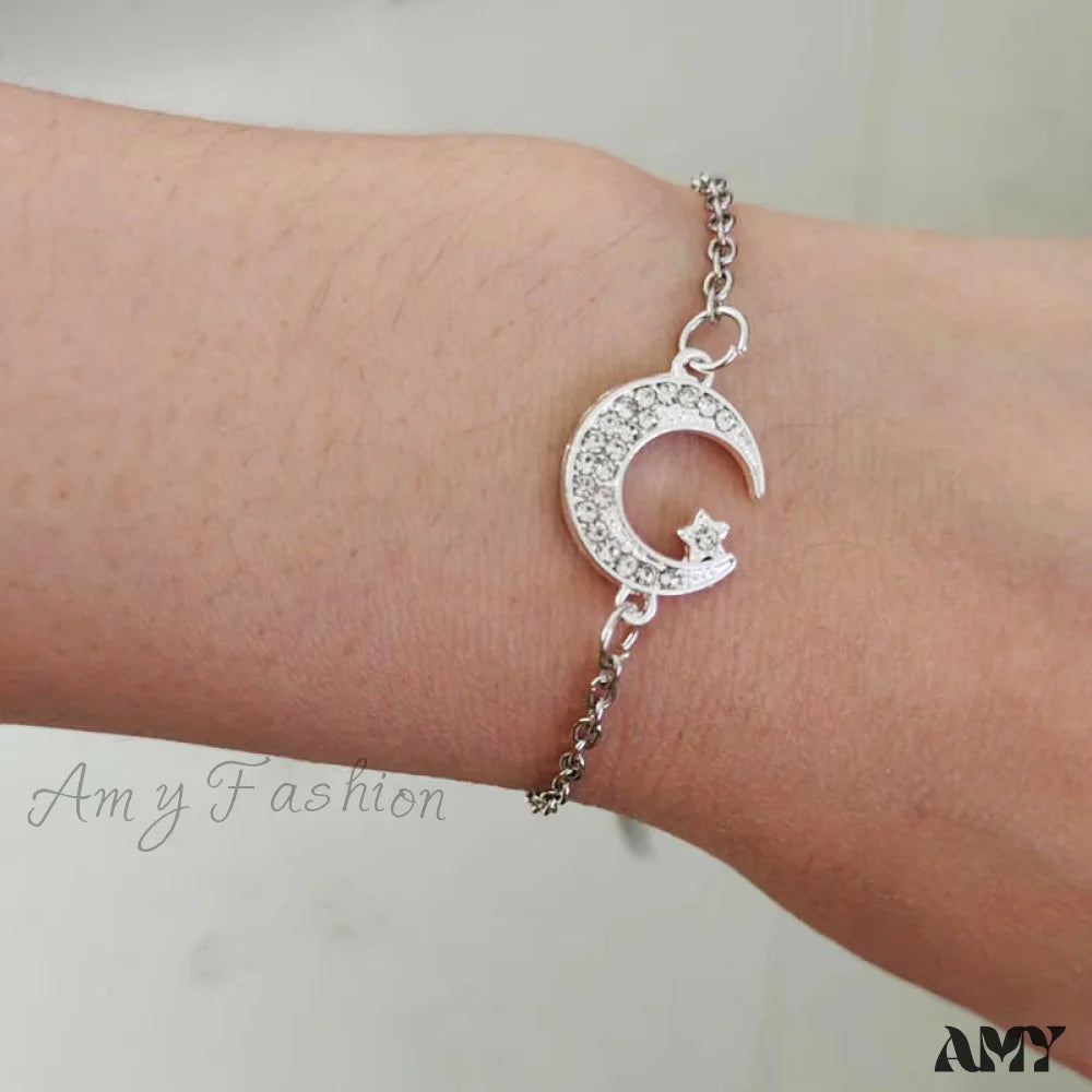 Women Creative Star Moon Pattern Bracelet