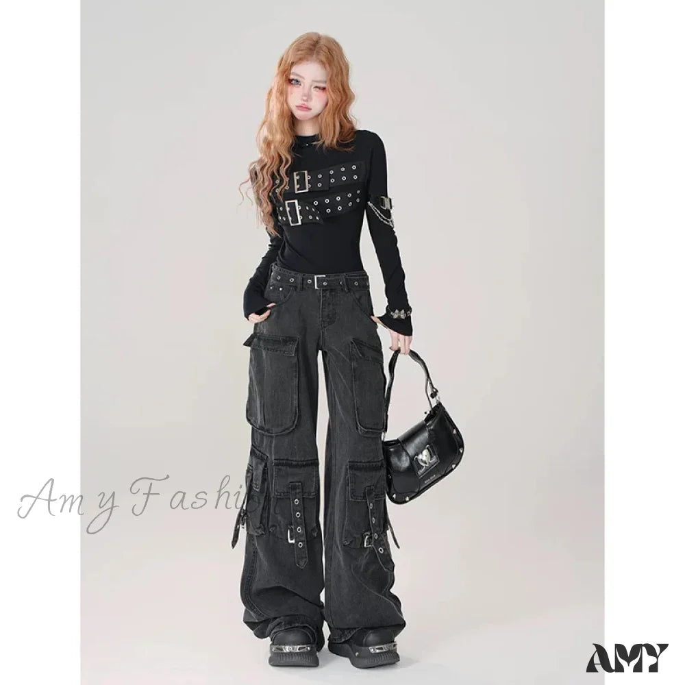 Y2K Cargo Pants Japanese Halloween