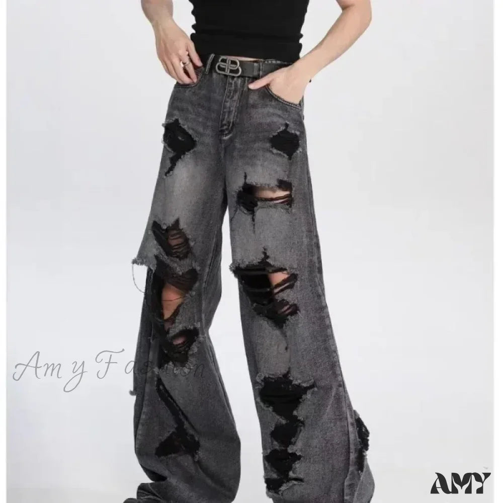 Y2K Pants Halloween Ripped