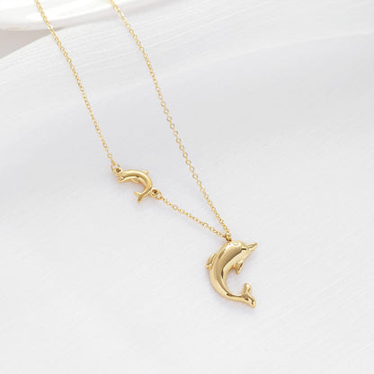 Stainless Steel Dolphin Necklaces