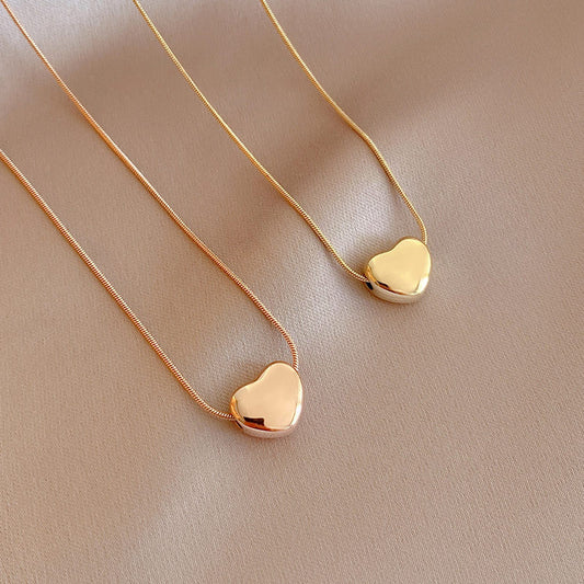 Romantic Mini Heart Pendant Necklaces