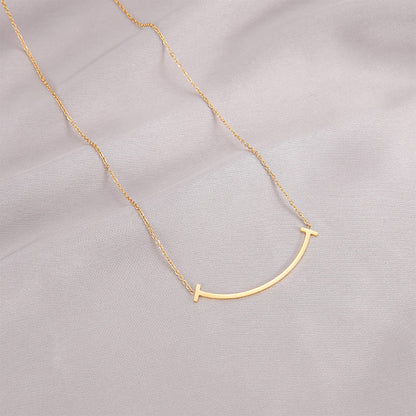 Designable Unique Smile Line Necklaces