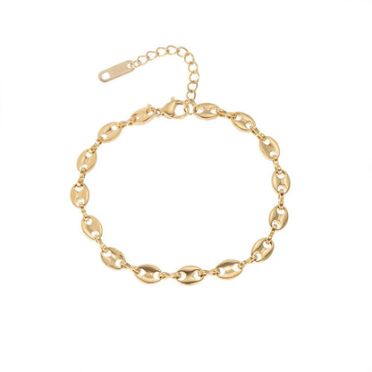 Retro Style Hollow Hot Circle Chain Necklace