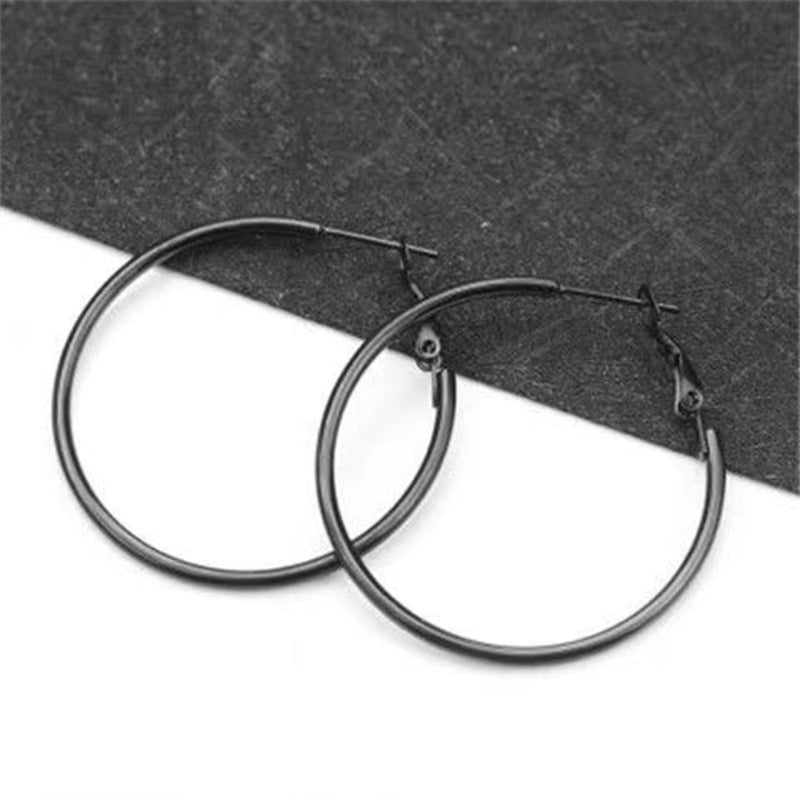 Wholesale Stainless Steel Multiple Sizes Hoop Earrings